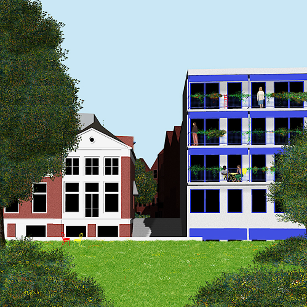 Project image — E18 Amersfoort Amicitia (NL) — Runner-up — old walls, new ties